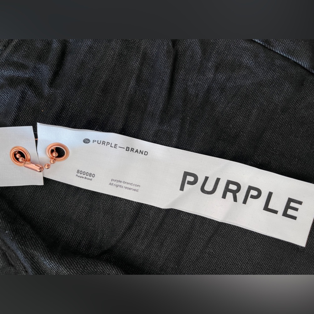 Purple brand black skinny jeans size 33 - Picture 4 of 8
